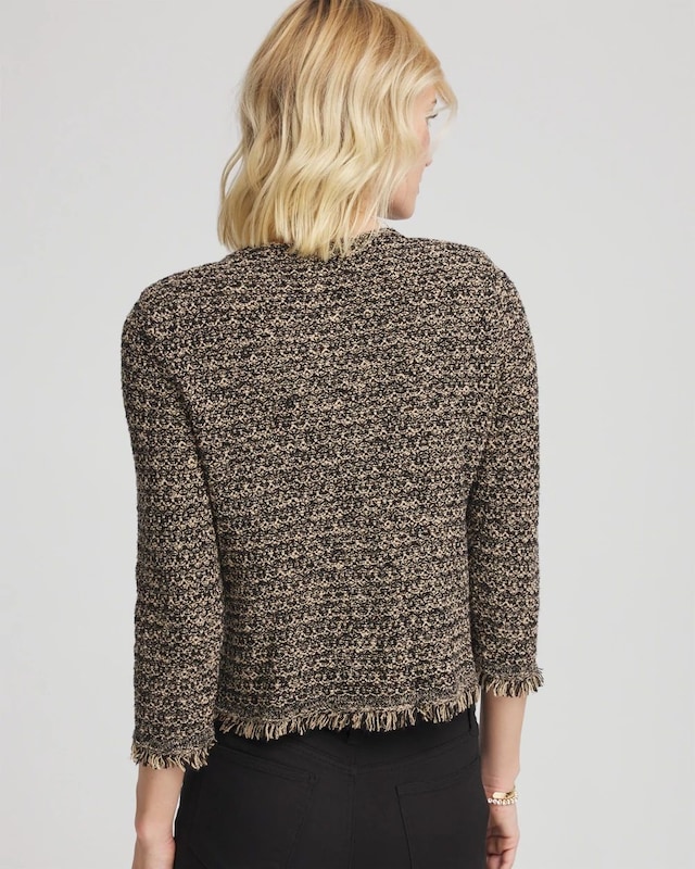 Tweed Cropped Jacket - image 3